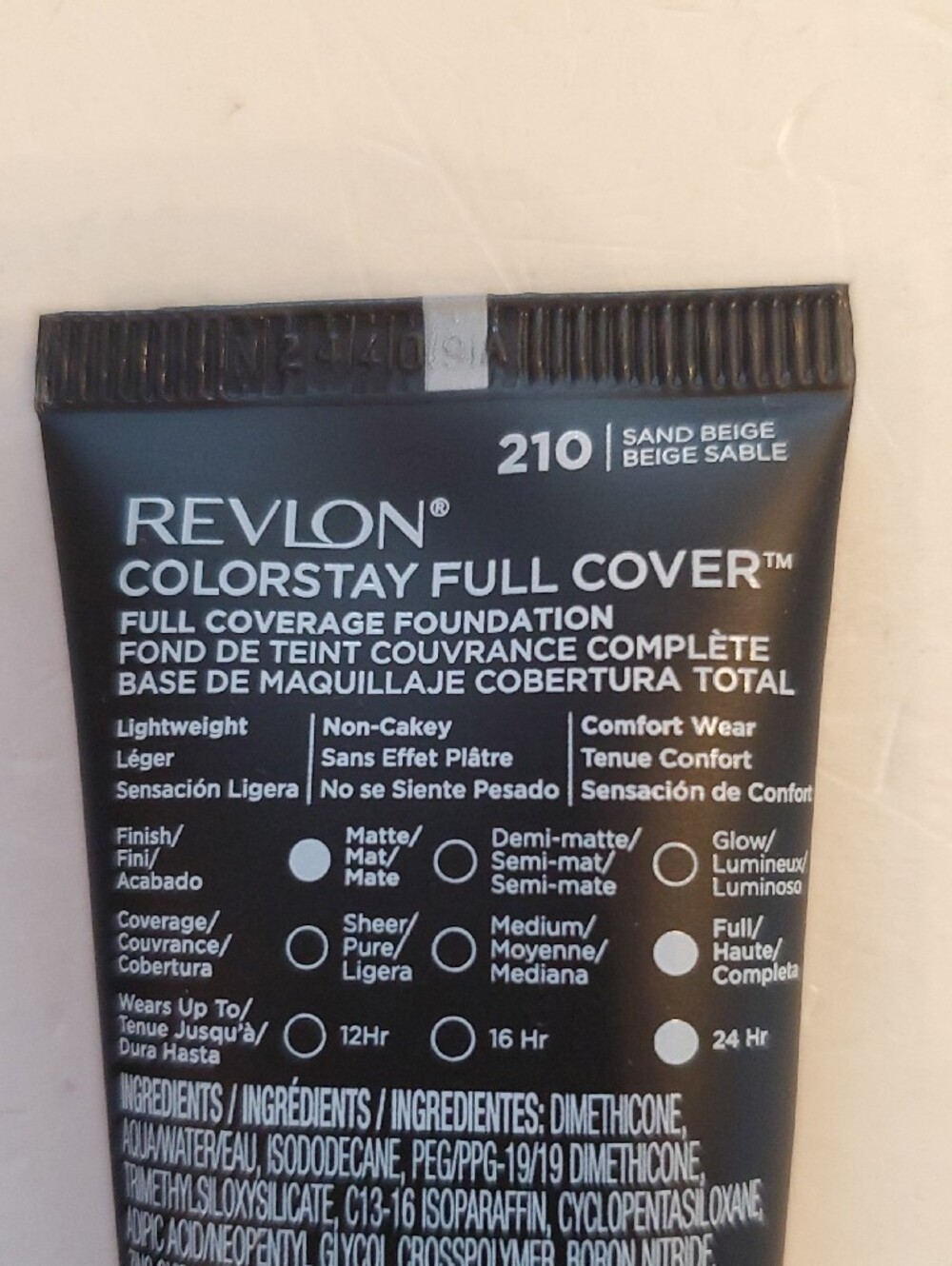 Revlon ColorStay Full Cover Foundation 4 Tubes Sand Beige New. - Picture 3 of 4